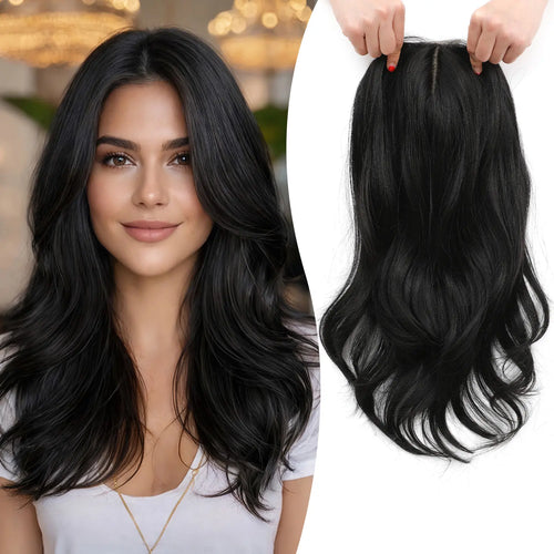 ✨2026 Loose Wavy Hair Topper – Lightweight, Seamless & Natural Scalp Look 👱‍♀️✨