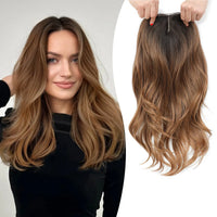 Dark Brown Root to Blonde Ombre