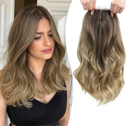 ✨2026 Loose Wavy Hair Topper – Lightweight, Seamless & Natural Scalp Look 👱‍♀️✨