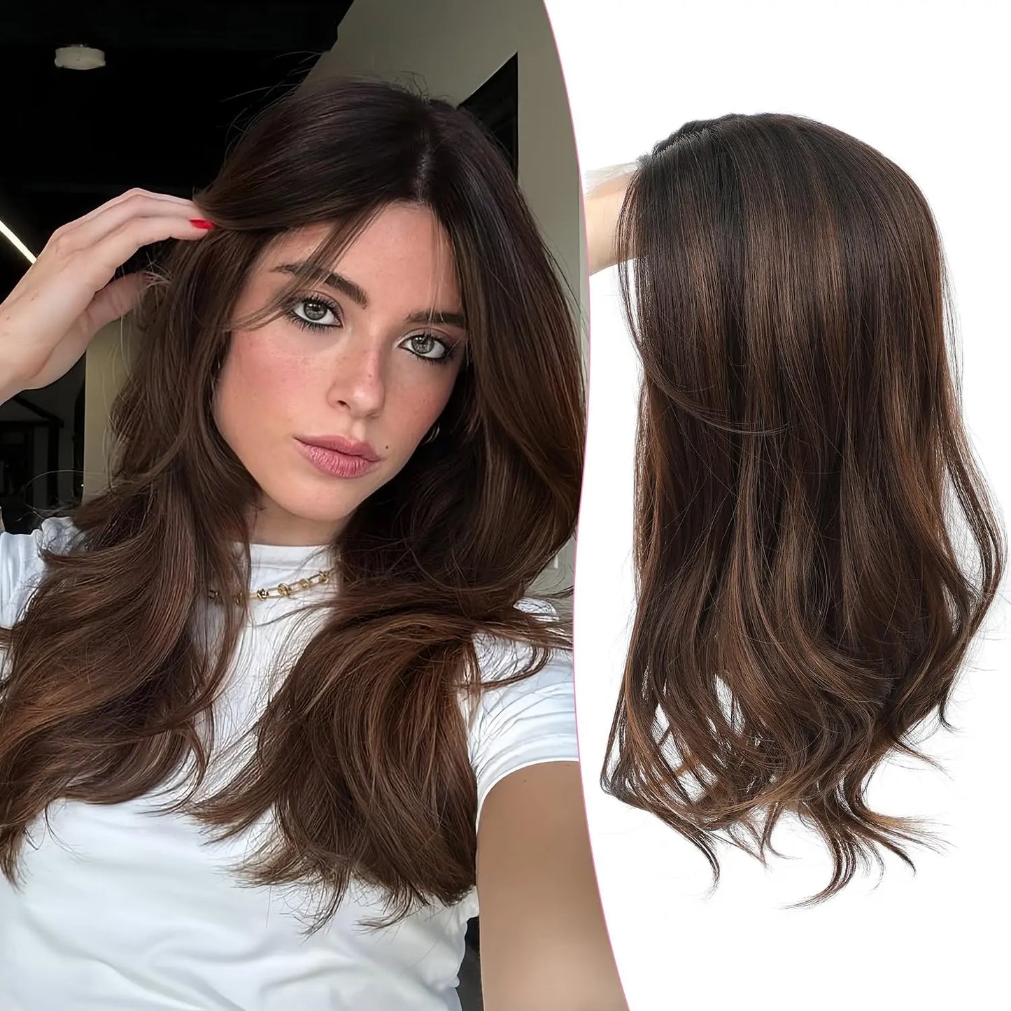 ✨2026 Loose Wavy Hair Topper – Lightweight, Seamless & Natural Scalp Look 👱‍♀️✨