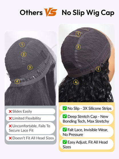 7x5 Pre Cut Lace Multi-Texture Mixed Curly Natural Black Wig Bleached Knots With Invisi Drawstring