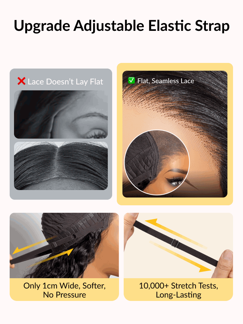 7x5 Pre Cut Lace Multi-Texture Mixed Curly Natural Black Wig Bleached Knots With Invisi Drawstring